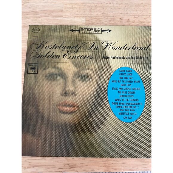 Andre Kostelanetz In Wonderland Golden Encores Vinyl Record CS 8878 VTG Album - Picture 1 of 4
